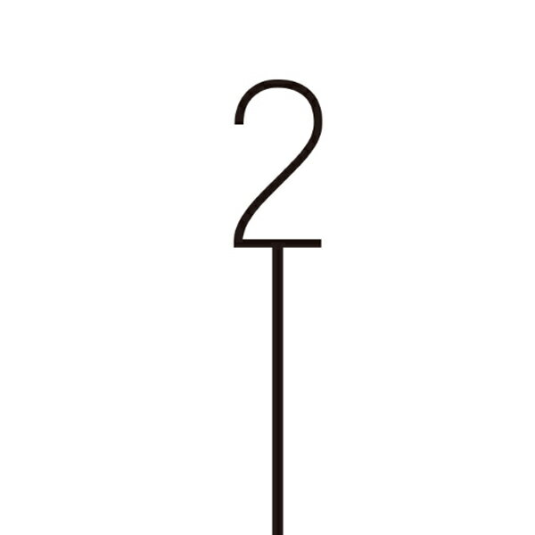 オンリーワンクラブ ピクトサイン スタンド ナンバーサイン DP1-S0015△●●