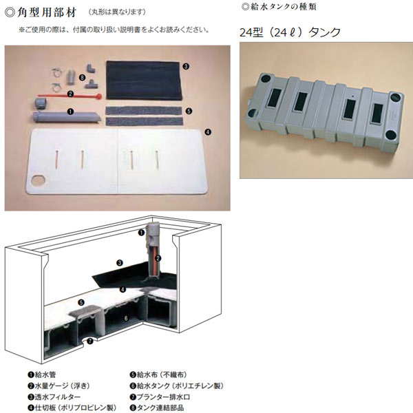 トーシンプランターデコロック底面給水タンクプラスウォーターDR-1040GRC景観色穴ありW1024times;D424times;H420mm