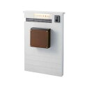 トーシン 門柱 クワッド800 LED照明付き前付けポストタイプ GW-QDG800M3 【門柱のみ】