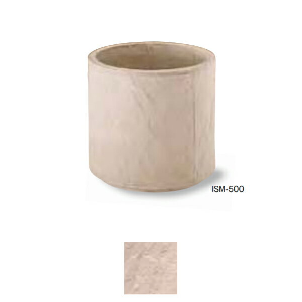 トーシン プランター インド砂岩 M型 ISM-500 GRC 穴あり 直径510×H450mm