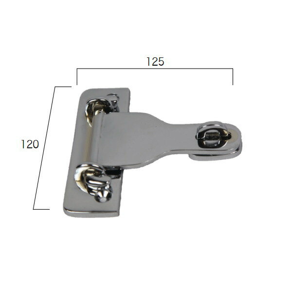 ジャービス商事 打掛錠ステンレスL 18828