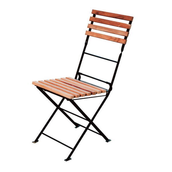 㡼ӥ FOLDING IRON TEAK CHAIR 2PCS ޤߥ2 / ̵ ...