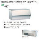 ハッピー金属 ステンレスポスト ファミールシリーズ 617 ヘアーライン仕上げ 前入れ後取出し型 W390×D250×H190mm
