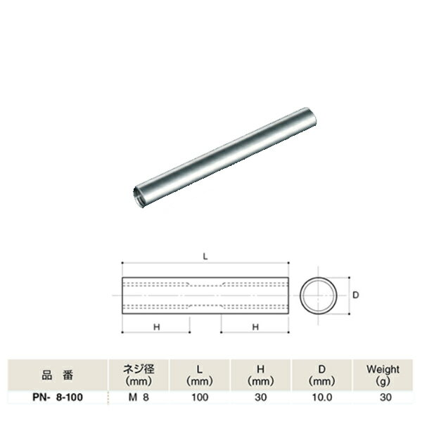 ふじわら アイオウル パイプナット SUS304 PN-8-100