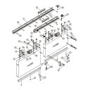 ダイケン 引き戸クローザー スライデックス 傾斜レール 片引き2連 HCS-X2(R/L)30