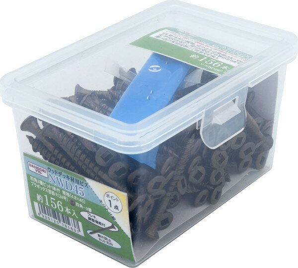 ダンドリビス ウッドデッキ材用 NWD サイズ45 156本入 24号小 V-NWD045-RX