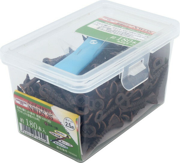 ダンドリビス ウッドデッキ材用 NWDS ステンレス サイズ35 180本入 24号小 V-NWDS35-RX