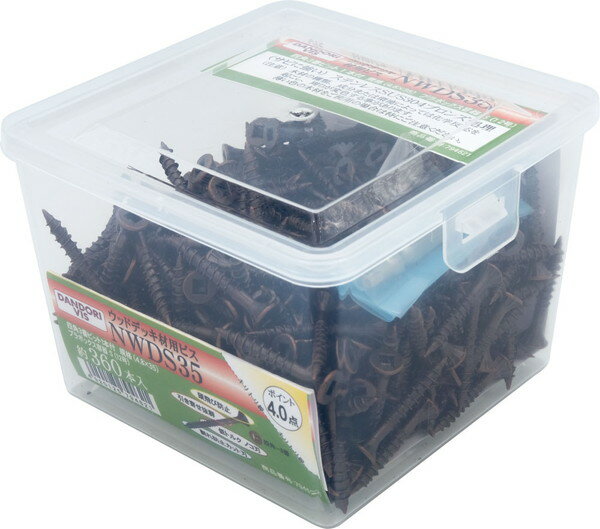 ダンドリビス ウッドデッキ材用 NWDS ステンレス サイズ35 360本入 12号 V-NWDS35-SX