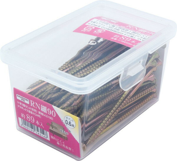 Rakuten - ダンドリビス RN細 十字穴 クロメート サイズ90 89本入 24号小 V-RNH090-RX