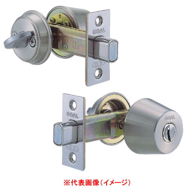 GOAL 本締錠 P-AD-5 バックセット60mm 適応扉厚：30〜45mm