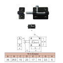 HIKARI 丸棒ラッチ マットブラック 中 SH-LM35BK 1つ