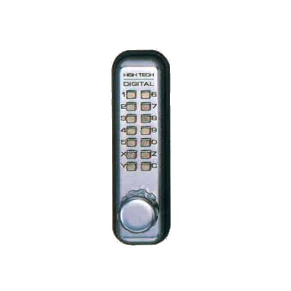 太幸 デジタルロック ラッチ錠 固定サムタン付 バックセット60mm シルバー（SC）NO.5300