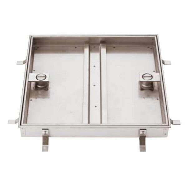 中部コーポレーション モルタル用 フロアーハッチ キーロック式 MS-1-MK-600 ハンドル付