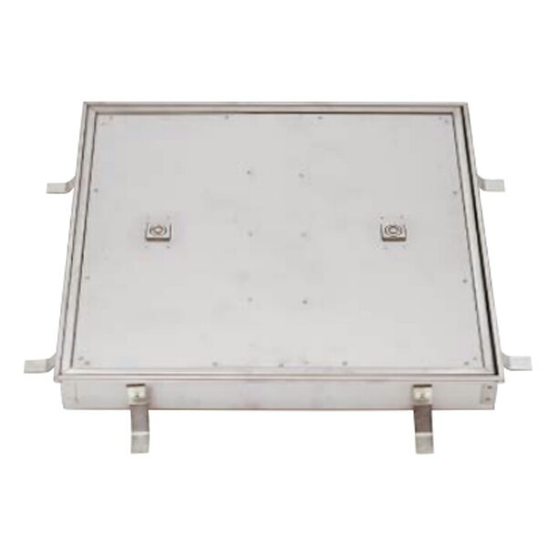 中部コーポレーション Pタイル用 フロアーハッチ ねじロック固定式 MS-1-PT-450 ハンドル付