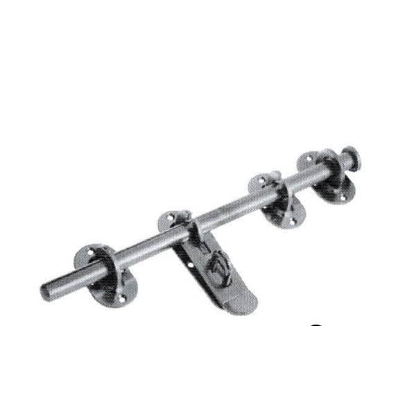 メッキ丸棒貫抜 木扉用 450mm 00517541