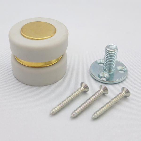 ニューヒカリ ルーム戸当 (ダブル型) ゴールド白ゴム SH-TR20GW