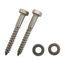 ニューヒカリ ステンレス六角コーチスクリュー 8×65 (2本入) SH-BCS865 99099583