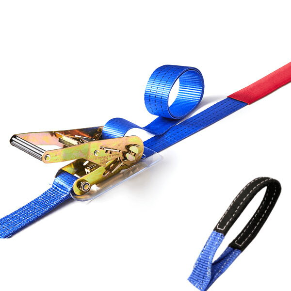 FREAK ラッシングベルト 青 アイ 幅50mmx長1+10m 商品型式LBA50ET2500