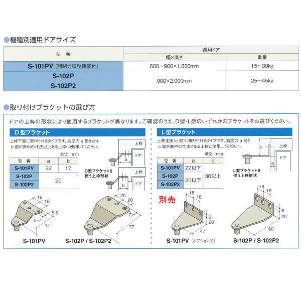 楽天市場 リョービ ドアマン 取替用ドアクローザー 室内用 S 101pv 木製ドア専用 ホワイト イーヅカ