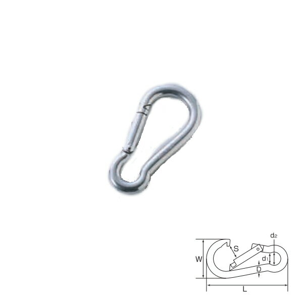 ひめじや スプリングフックS(S2450) SS-11 1個