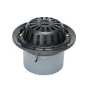カネソウ 鋳鉄製ルーフドレン EMR-2-125 125mm(5インチ) C寸法70〜200mm たて引き用 打込型 ねじ込み式 バルコニー・庇・屋上用