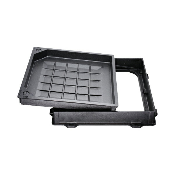 カネソウ カラー舗装用鉄蓋（化粧用鉄蓋） 鋳鉄目地 簡易密閉形 呼称9100 パッキンなし ハンドル付 MRH-2-9100