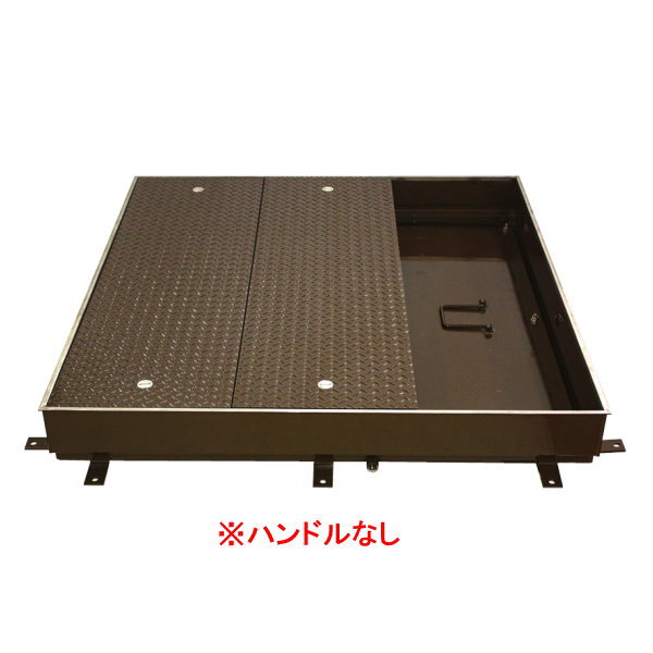 カネソウ マシンハッチ W-6EC-700 密閉形（防水・防臭形） 縞鋼板蓋 ハンドルなし