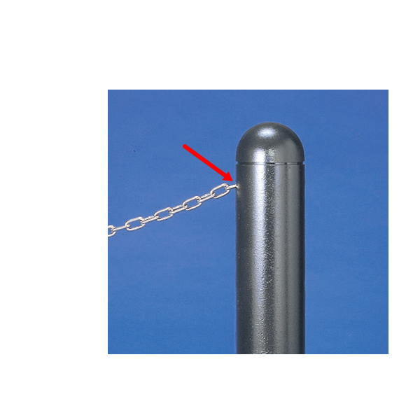 カネソウ 車止め Gシリーズ用 オプションパーツ 鎖取付金具1段用 C1 径102用 端部用