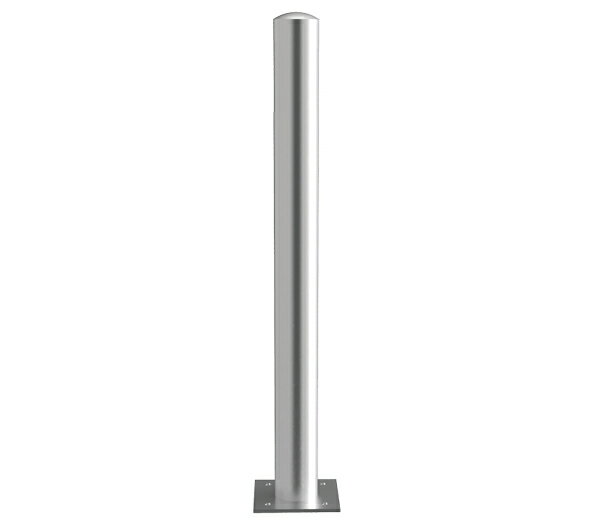 カネソウ 車止め EA0785RE-A Eシリーズ ステンレス製 固定式 後付タイプ 角形ベースプレート 片フック..