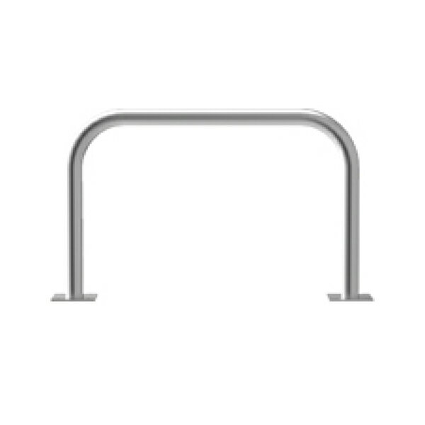 カネソウ 車止め YA6L20-A Yシリーズ アーチ型 ステンレス製 後付タイプ Φ60.5×650×2000