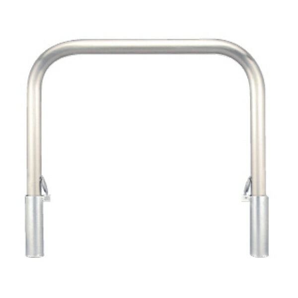 カネソウ 車止め YA7H15-D Yシリーズ アーチ型 ステンレス製 脱着式 スチール製蓋 Φ76.3×800×1500