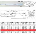 川喜金物 3508型 スライドレール(2段引) 底引きタイプ 578mm 3508-22 1本