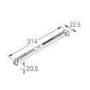ケージーパルテック パルスライド FHC2Wタイプ上吊両方向ソフトクローザー部品 ソフトクローザー FHC2W