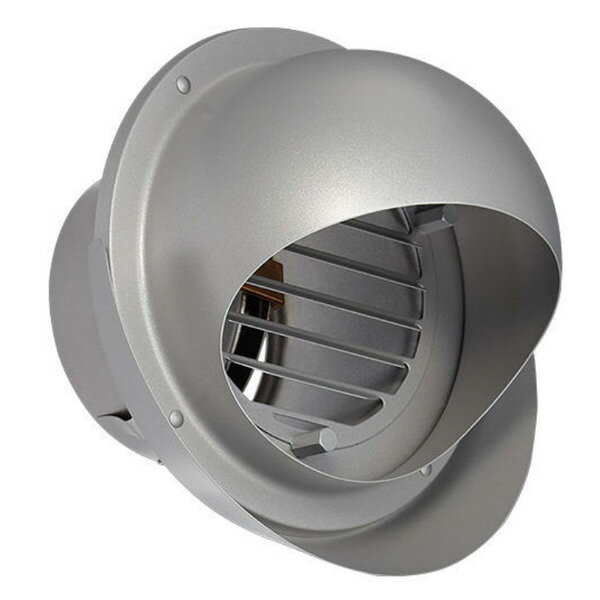 ナスタ 屋外換気口 ステンレス 水受カラータイプ 防火ダンパー付 適用パイプ：スパイラル管（内径φ150） KS-86SH00PD1-SV