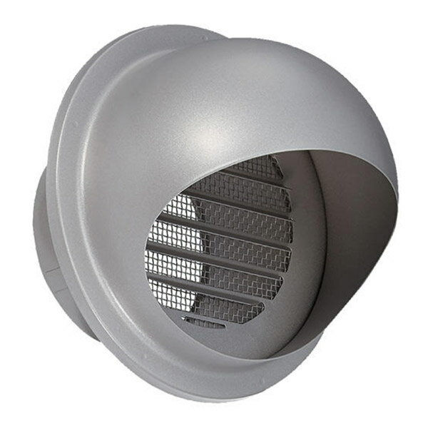 ナスタ 屋外換気口 ステンレス 防火ダンパー無 適用パイプ：スパイラル管（内径φ50） KS-8BSH00B#10-SV