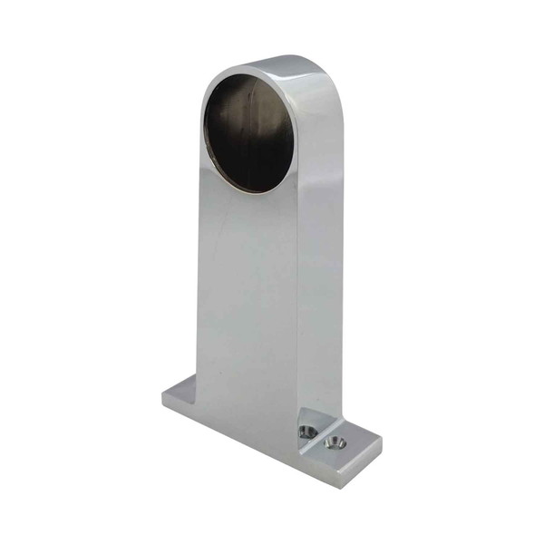 全高120mmロングサイズのブラケット クローゼットのハンガーパイプや室内用の物掛けなどに。 取付ねじ付属。 【材質】本体：亜鉛ダイカスト、取付ねじ：鉄 【仕上】本体：クロームメッキ、取付ねじ：ニッケルメッキ 本体サイズ(mm)：W74×H120×D25.5 適合パイプ径：φ32mm パイプ飲み込み寸法：21mm 付属ねじ：皿タッピングねじ(3.5×40)×2本●仕様・寸法・デザインについては予告なく変更されることがあります。 ●画像はイメージです。代表画像を使用することがあります。 ●ご返品、交換、発注後のキャンセルはできません。 ●都度お取り寄せ発注のため突然の欠品等がありましたら連絡させていただきます。 ●写真はイメージです。商品名、商品説明部分でサイズなどの詳細をご確認ください。 関連商品 ●ニューヒカリ Y型ブラケット ロングタイプ 32 止 クローム SH-PBY32-120E ●ニューヒカリ Y型ブラケット ロングタイプ 32 通 クローム SH-PBY32-120T