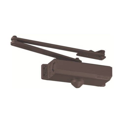 日本ドアチェック製造 ニュースター ドアクローザ 182 スタンダード型 ストップ付 バーントアンバー...