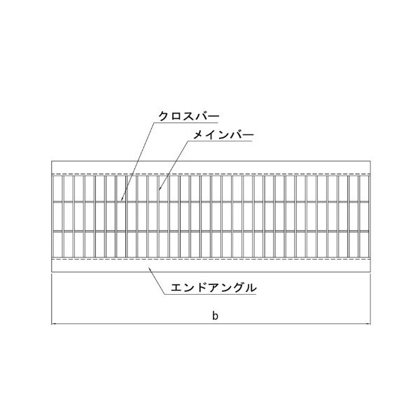 オカグレート スチール製 グレーチング U字溝用 組込み式 (OU) OUI25-12 荷重T-14 溝幅120