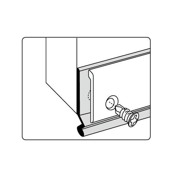 ピンチブロック 押さえ金物 L-20 ビス穴あり 長さ1000mm 3