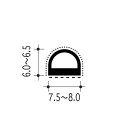 ピンチブロック スライド加工 ＃12-SS 黒 長さ2000mm