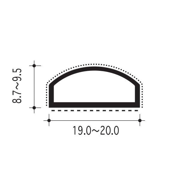 ピンチブロック スライド加工 ＃26-CS 黒 長さ2000mm