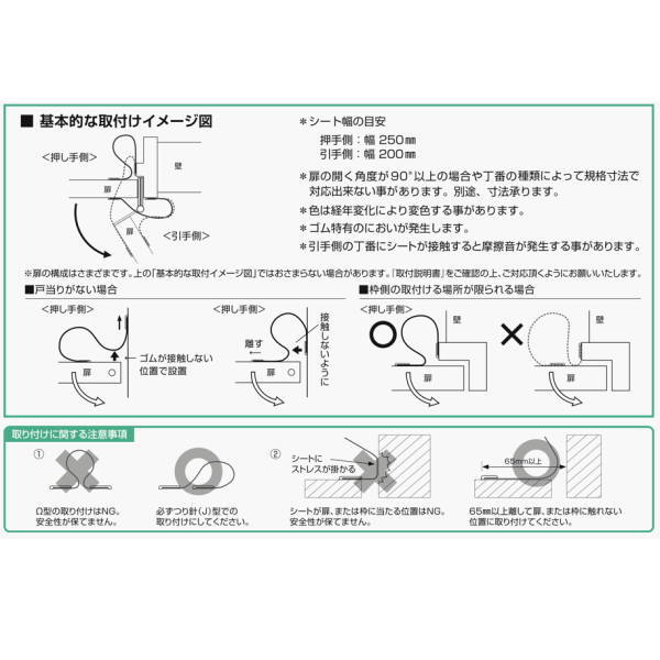 ピンチブロック 指詰めガードシート FGS-G250-2000 グレー 長さ2000mm