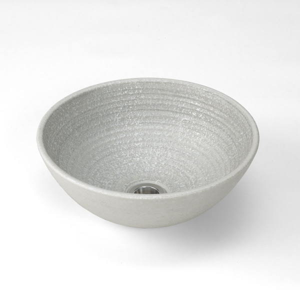 リラインス 置き型手洗器（銀鼠） 仕上：ラスター釉 LSP-GN