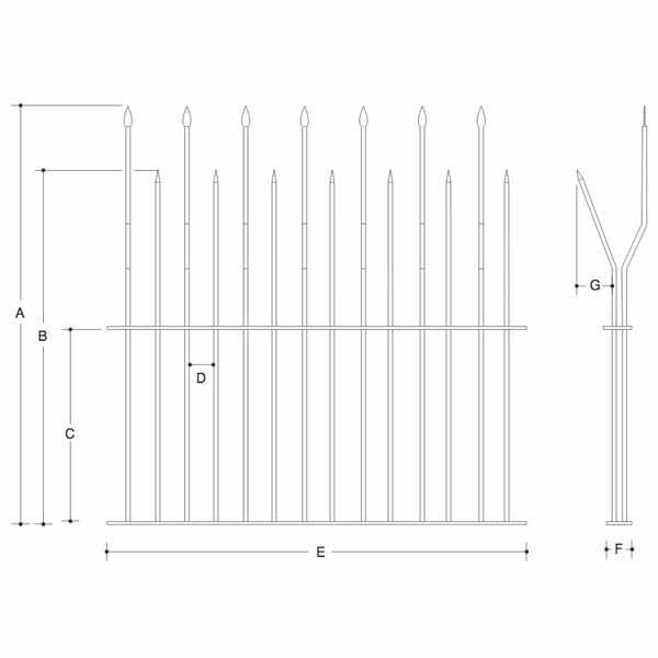 エイト 忍び返し 猫よけ忍び返し13型 ステンレスSUS304製 C3400