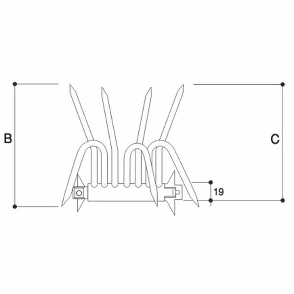 エイト 忍び返し 縦樋用忍び返し ステン製 TS9001