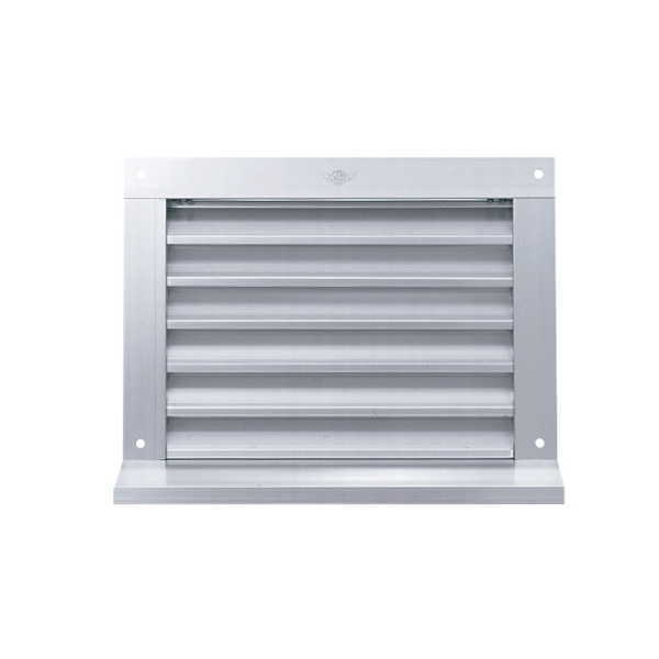 神栄ホームクリエイト 角型ガラリ SAG型 アルミ製 シルバー SAG-150×200（水切付） 1枚 標準（網なし）..