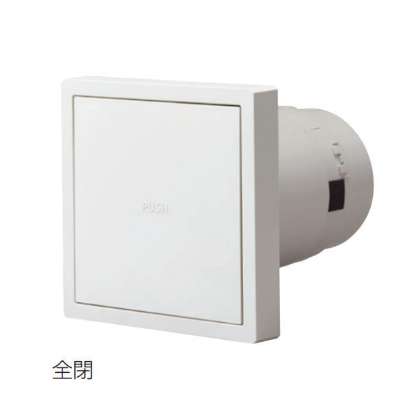 神栄ホームクリエイト 防音型プッシュ式レジスター（フィルター付） SRCB-100F 1個