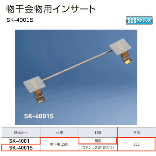 神栄ホームクリエイト 物干金物用インサート ステンレス製 SK-4001S 1本 神栄ホームクリエイト 物干金物用インサート ステンレス製 SK-4001S 1本