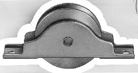 末広金具 104-S-V ステンレス角溝戸車 サイズ60