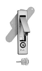 末広金具 2445-K-3 平面ハンドル キー付